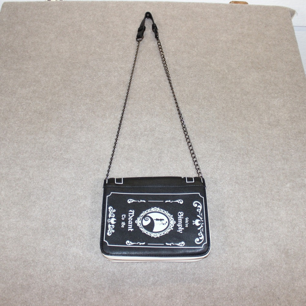 Disney Nightmare Before Christmas Book Crossbody Bag Jack Sally Meant To Be